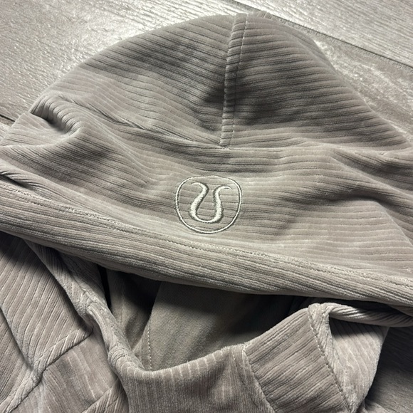 Lululemon Scuba Oversized Hoodie *Velvet Cord Riverstone W3HEHS - Picture 7 of 8